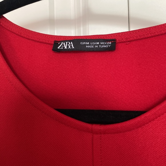 Red bodycon winter dress - Picture 4 of 5